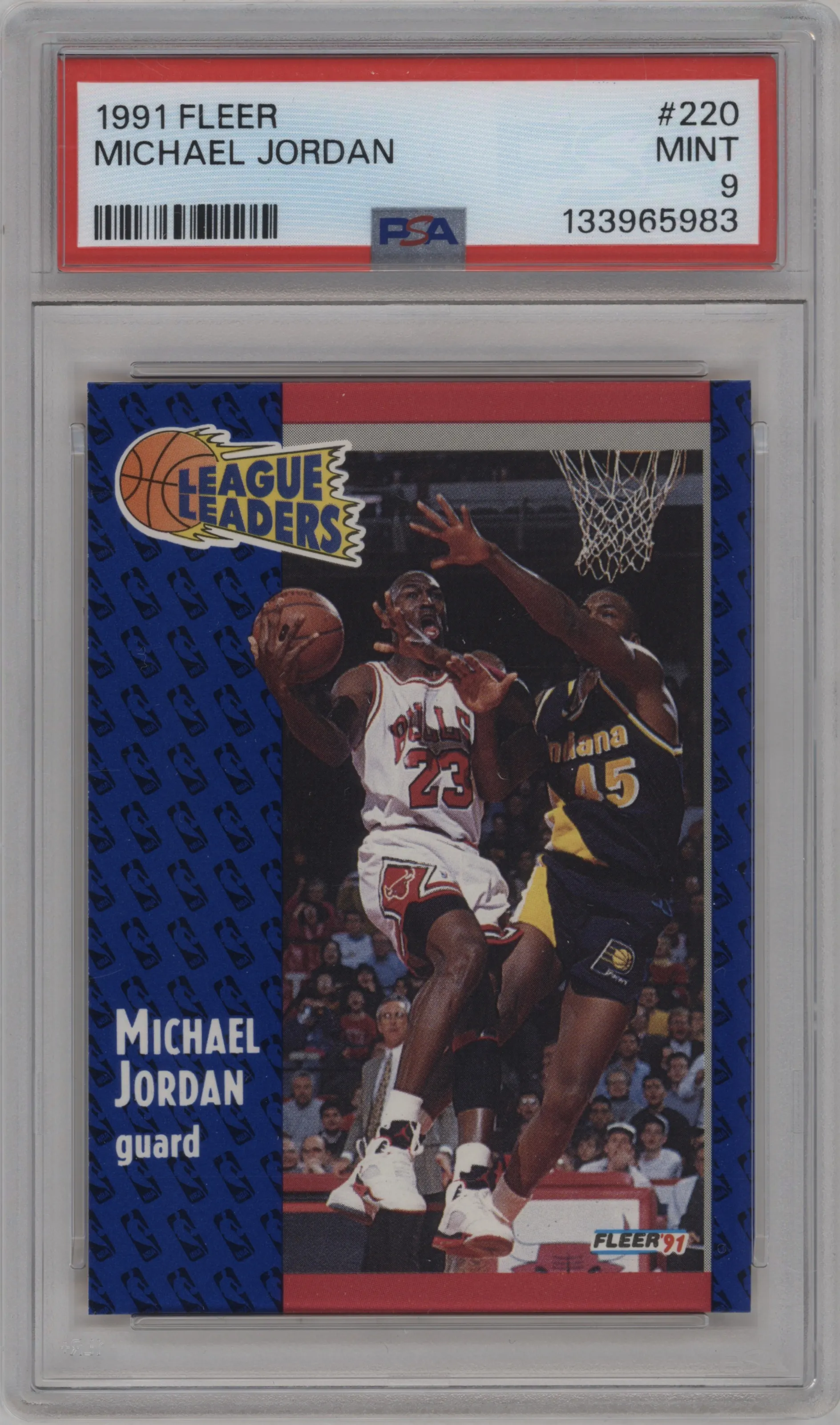 1991 Fleer Michael Jordan #220 PSA 8.5