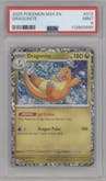 Dragonite from the 2025 Pokemon SV set graded by PSA and given an overall grade of 9.