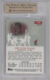 Dwyane Wade from the 2003-04 Topps Pristine  set featuring a Refractor parallel graded by Beckett and given an overall grade of 9.5.