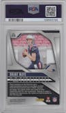 Drake Maye from the 2024 Panini Prizm set graded by PSA and given an overall grade of 10.