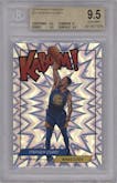 Stephen Curry from the 2018 Panini Kaboom Rewards Multi-Sport set graded by Beckett and given an overall grade of 9.5.