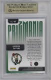 Jayson Tatum from the 2024-25 Panini Prizm set graded by Beckett and given an overall grade of 9.5.