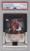 Cameron Ward from the 2024 Panini Luminance set featuring a Red parallel graded by PSA and given an overall grade of 9.