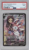 Sylveon V from the 2022 Pokemon SWSH set graded by PSA and given an overall grade of 9.