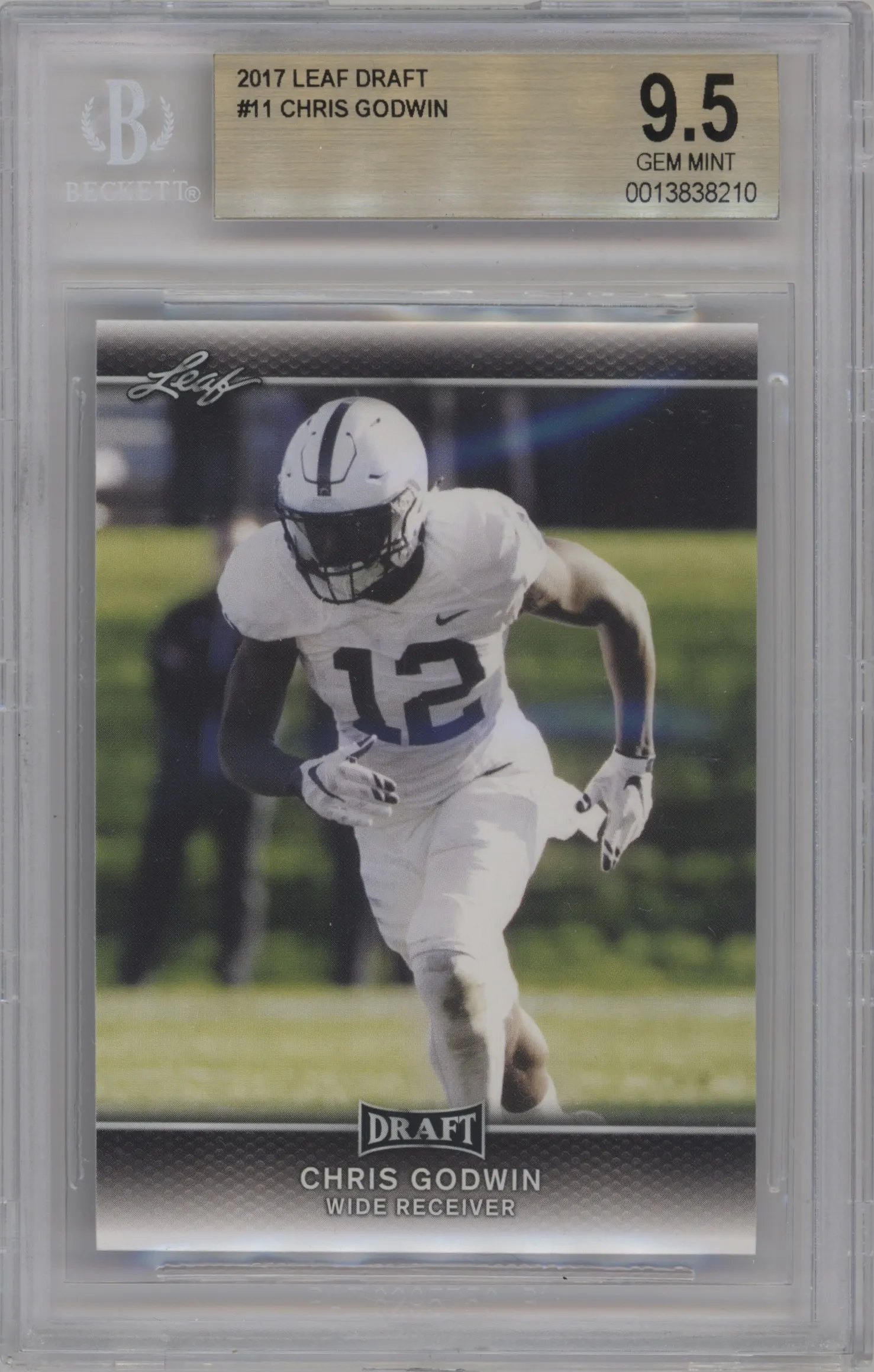 2017 Leaf Draft Chris Godwin #11 BGS 9.5