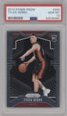 Tyler Herro from the 2019-20 Panini Prizm set graded by PSA and given an overall grade of 10.
