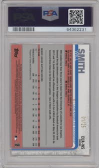 Will Smith from the 2019 Topps Chrome Update set featuring a Orange Refractor parallel graded by PSA and given an overall grade of 10.