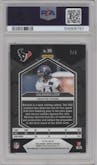 Calen Bullock from the 2024 Panini Mosaic set featuring a Choice Black Gold parallel graded by PSA and given an overall grade of 9.