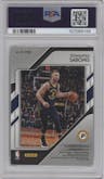 Domantas Sabonis from the 2018-19 Panini Prizm set graded by PSA and given an overall grade of 10.