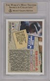 Ken Griffey Jr. from the 1996 Topps set graded by Beckett and given an overall grade of 9.5.