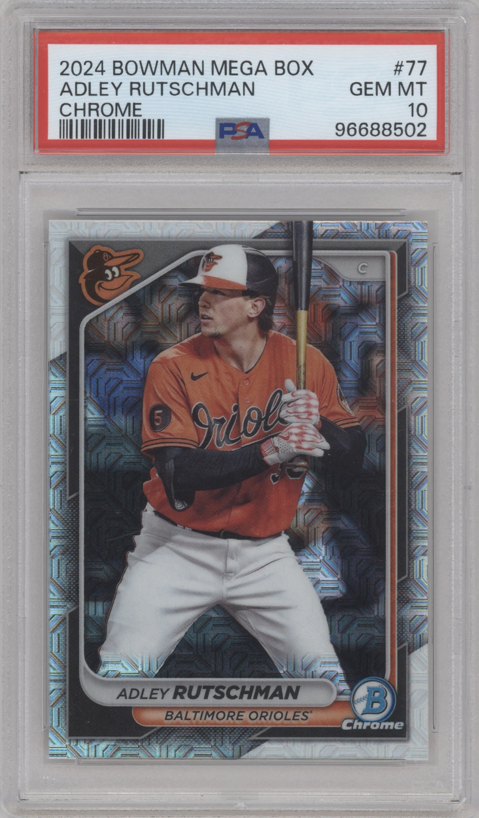 2024 Bowman Mega Box Adley Rutschman #77 PSA 10