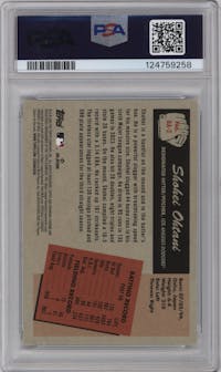 Shohei Ohtani from the 2024 Bowman set graded by PSA and given an overall grade of 10.