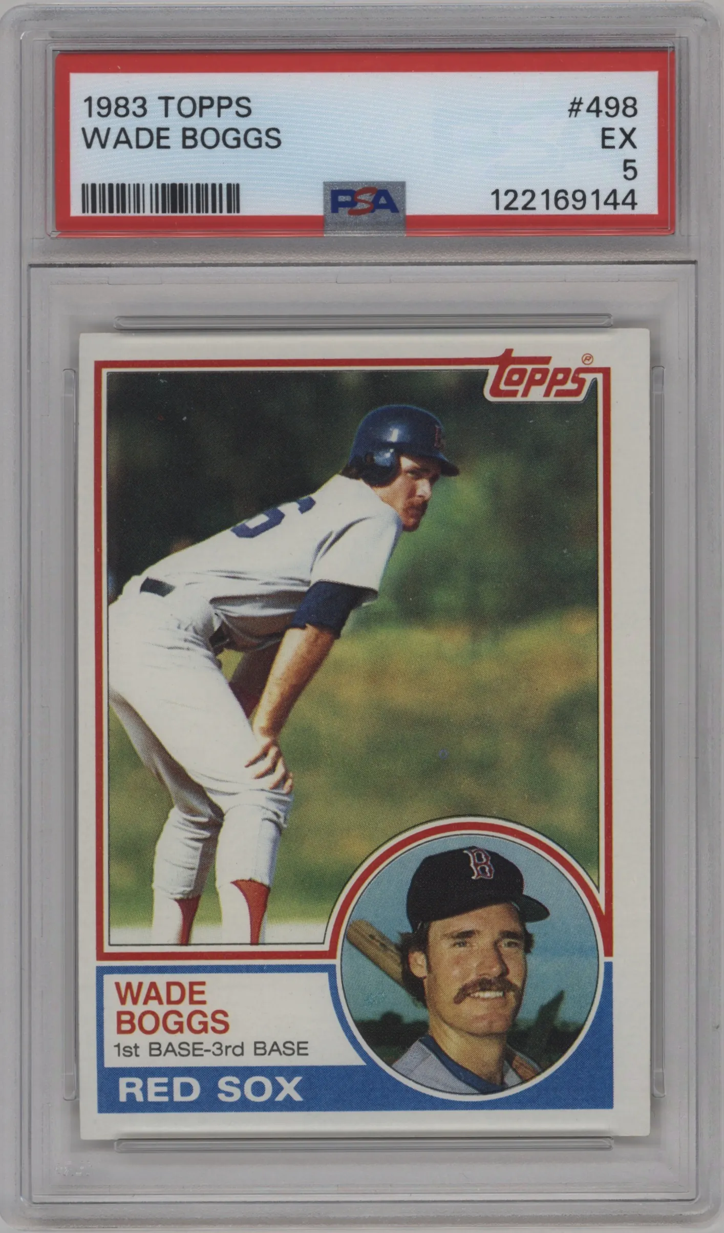 1983 Topps Wade Boggs PSA 5