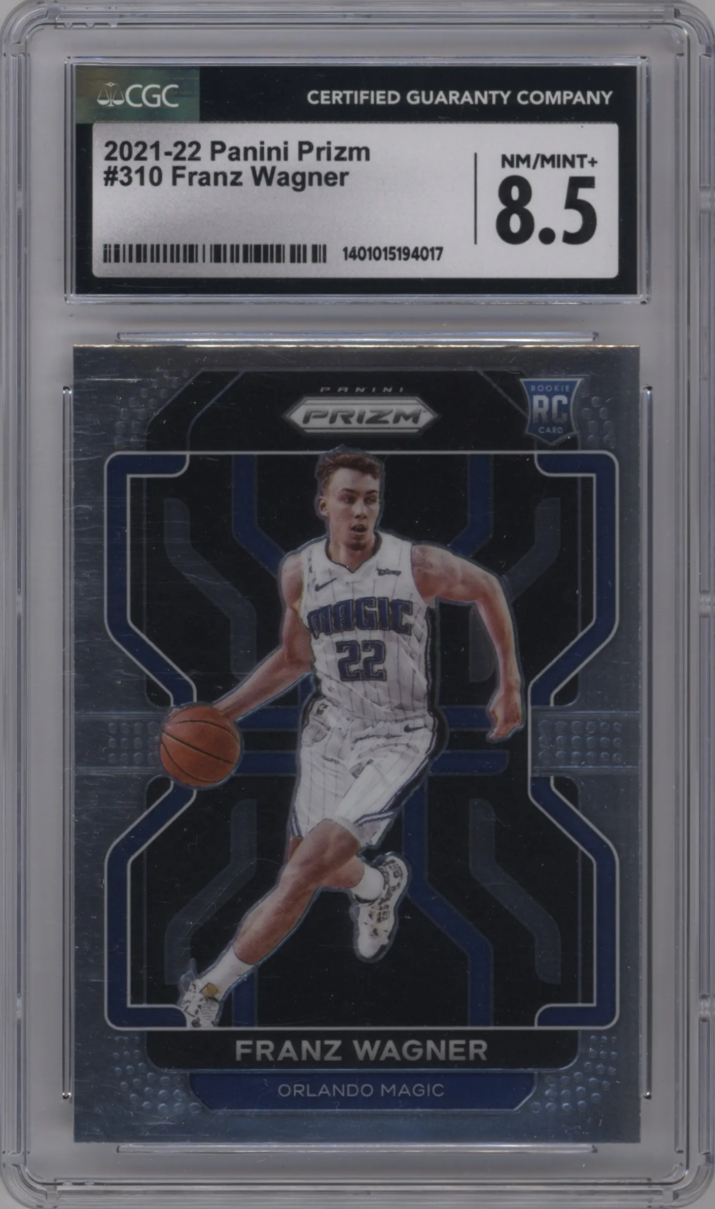 2021 Panini Prizm Franz Wagner #310 CGC 8.5