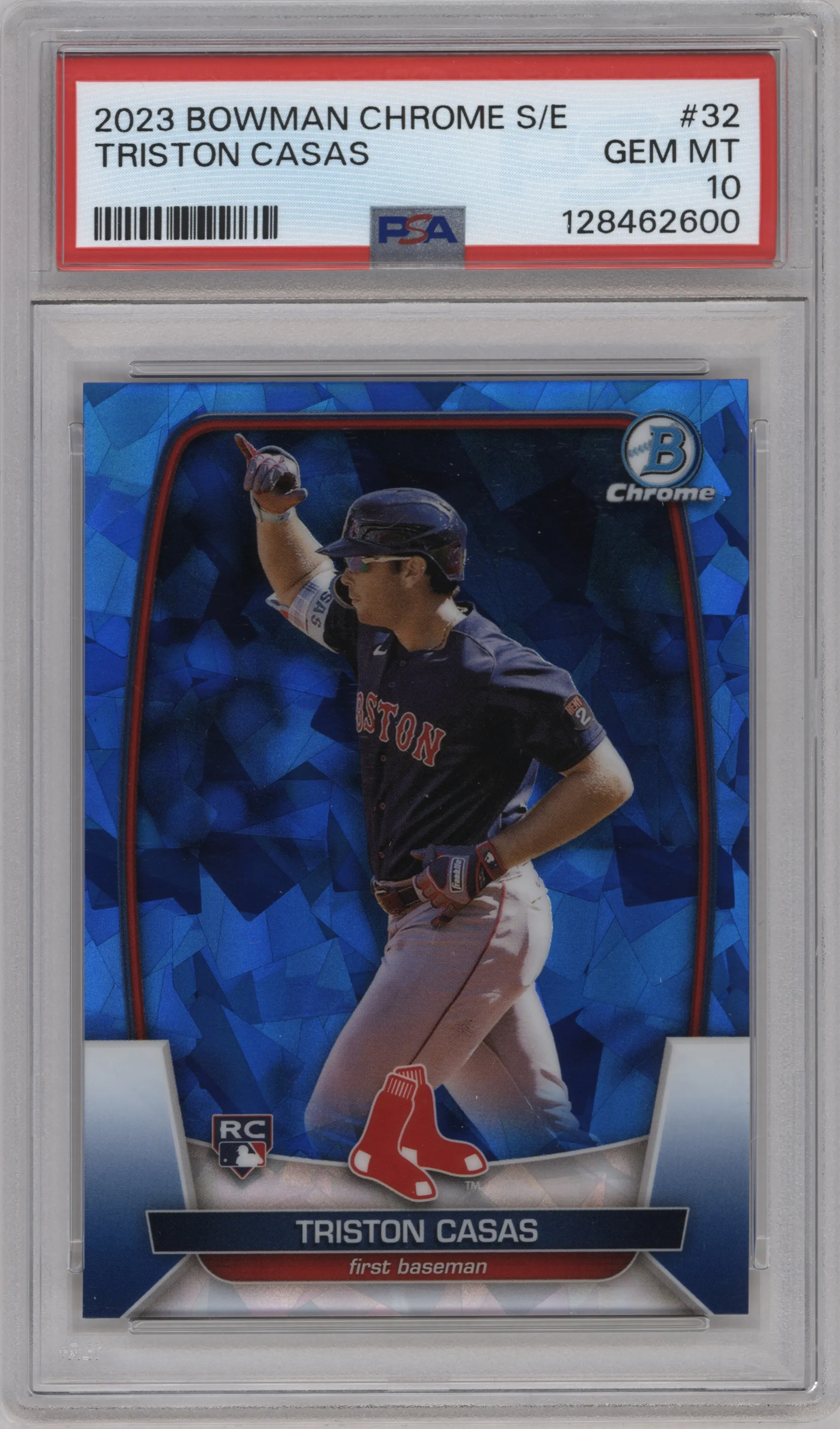 2023 Bowman Chrome Sapphire Edition Triston Casas #32 PSA 10