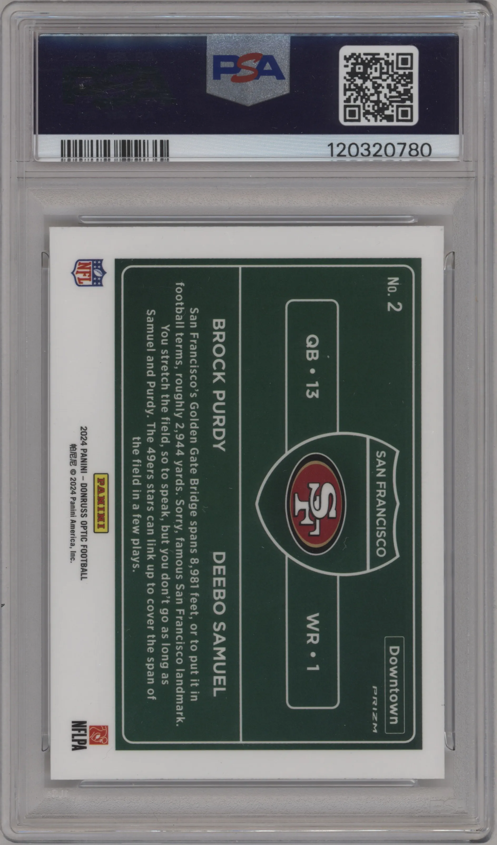 Brock Purdy/Deebo Samuel 