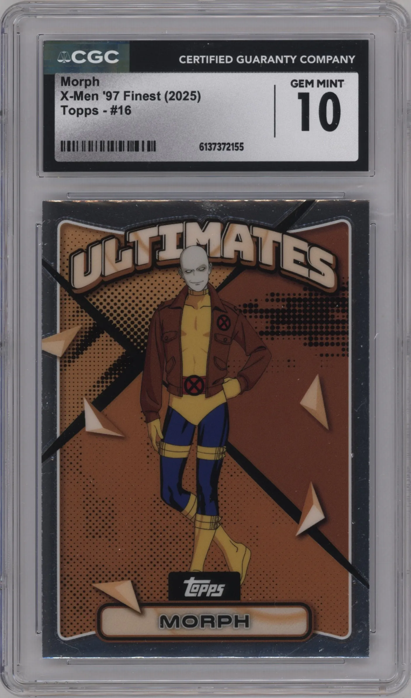 2025 Topps Finest X-Men '97 Morph #16 CGC 10