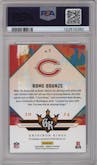 Rome Odunze from the 2024 Donruss set graded by PSA and given an overall grade of 9.