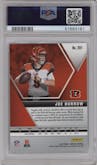 Joe Burrow from the 2020 Panini Mosaic set graded by PSA and given an overall grade of 9.