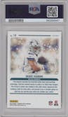 Deuce Vaughn from the 2023 Donruss Optic set graded by PSA and given an overall grade of 9.
