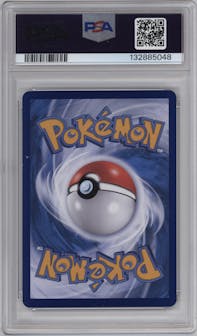 Meowth from the 2025 Pokemon SV Chinese set graded by PSA and given an overall grade of 10.