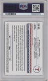 Wyatt Langford from the 2024 Topps Chrome set graded by PSA and given an overall grade of 9.