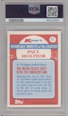Paul Molitor from the 1988 Topps Kmart Memorable Moments set graded by PSA and given an overall grade of 10.