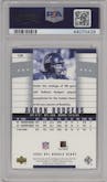 Aaron Rodgers from the 2005 Upper Deck Rookie Debut set graded by PSA and given an overall grade of 10.