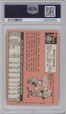 Reggie Jackson from the 1969 Topps set graded by PSA and given an overall grade of 7.