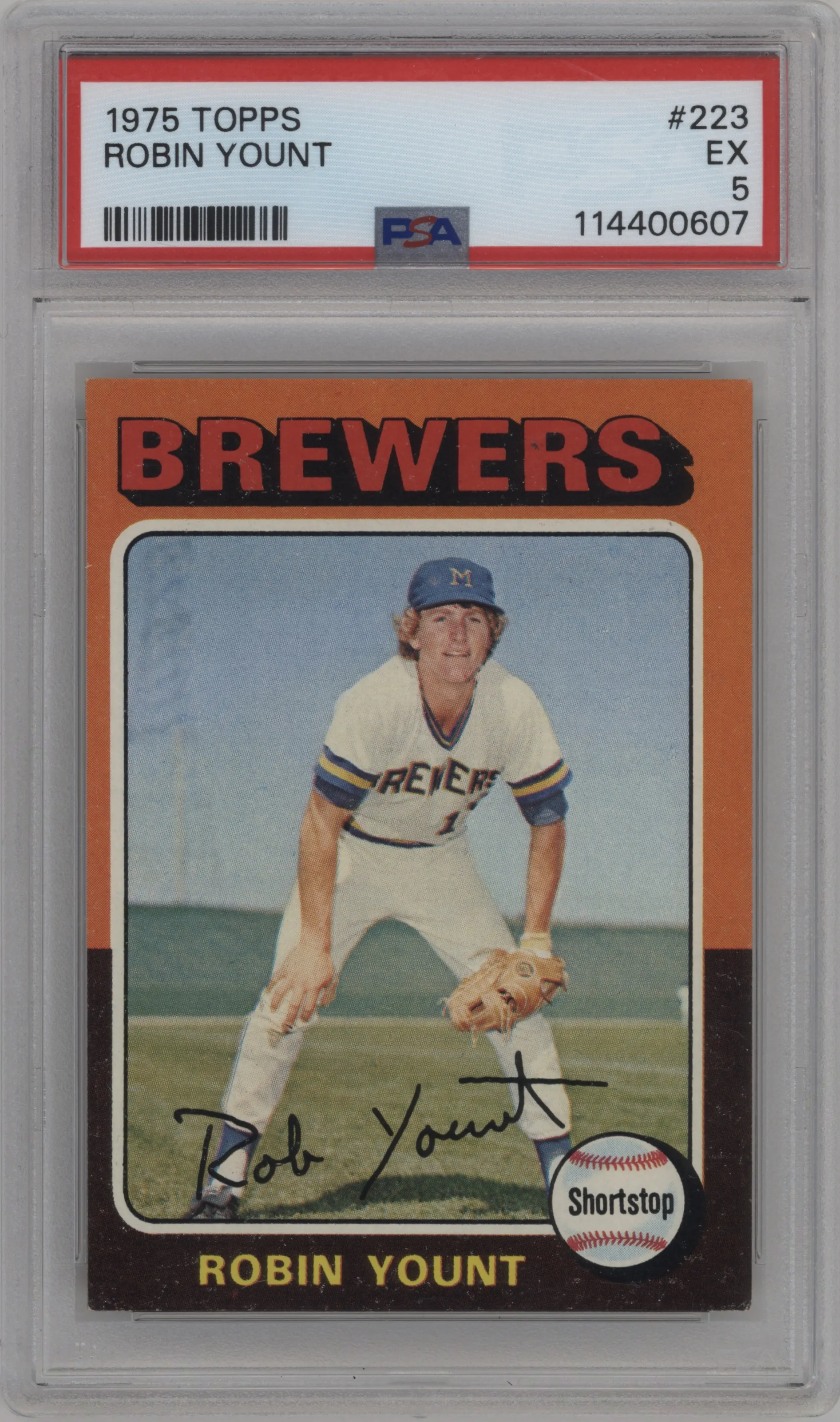 1975 Topps Robin Yount #223 PSA 5