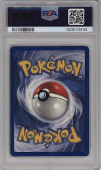 Charmander from the 1999 Pokemon set graded by PSA and given an overall grade of 7.
