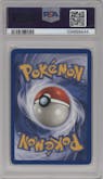 Lapras from the 1999 Pokemon set graded by PSA and given an overall grade of 8.