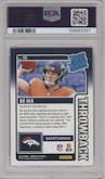 Bo Nix from the 2024 Donruss set graded by PSA and given an overall grade of 10.