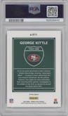 George Kittle from the 2020 Panini Donruss Optic set graded by PSA and given an overall grade of 10.