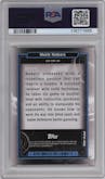 Malik Nabers from the 2024 Topps Cosmic Chrome set graded by PSA and given an overall grade of 9.