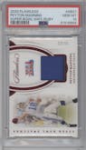Peyton Manning from the 2020 Panini Flawless set featuring a Ruby parallel graded by PSA and given an overall grade of 10.
