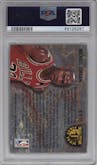 Michael Jordan from the 1992-93 Fleer Ultra set graded by PSA and given an overall grade of 9.