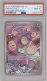 Exeggcute from the 2024 Pokemon SV set graded by PSA and given an overall grade of 10.