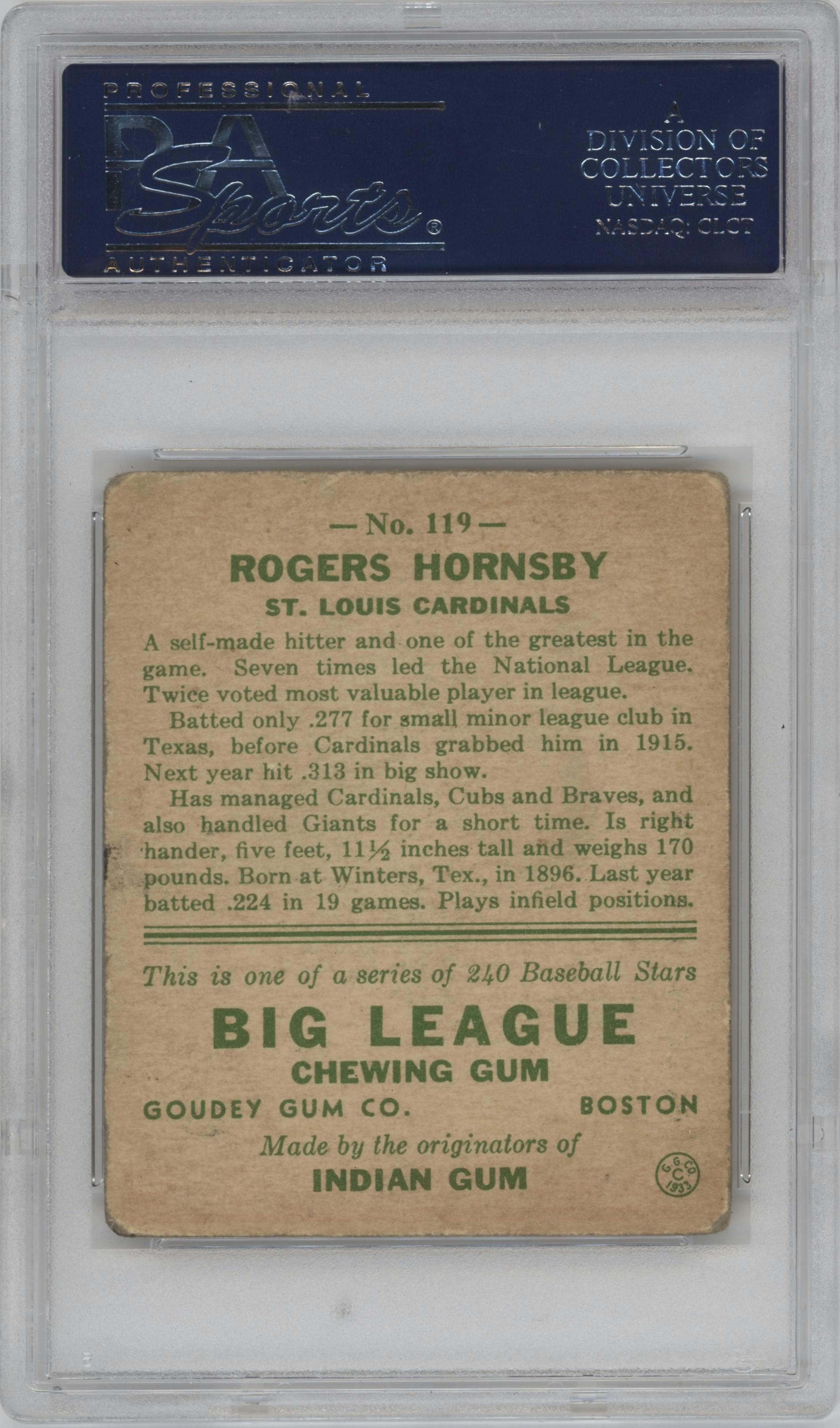 Rogers Hornsby