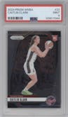 Caitlin Clark from the 2024 Panini Prizm WNBA set graded by PSA and given an overall grade of 9.