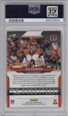Joe Burrow from the 2020 Panini Prizm set graded by PSA and given an overall grade of 10.
