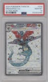 Dragapult ex from the 2024 Pokemon SV set graded by PSA and given an overall grade of 10.