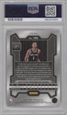 Victor Wembanyama from the 2023-24 Panini Prizm set featuring a Ice Prizm parallel graded by PSA and given an overall grade of 10.