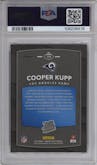 Cooper Kupp from the 2017 Panini Donruss Optic set featuring a Pink parallel graded by PSA and given an overall grade of 10.