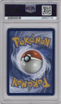 Blaziken VMAX from the 2022 Pokemon SWSH set graded by PSA and given an overall grade of 10.