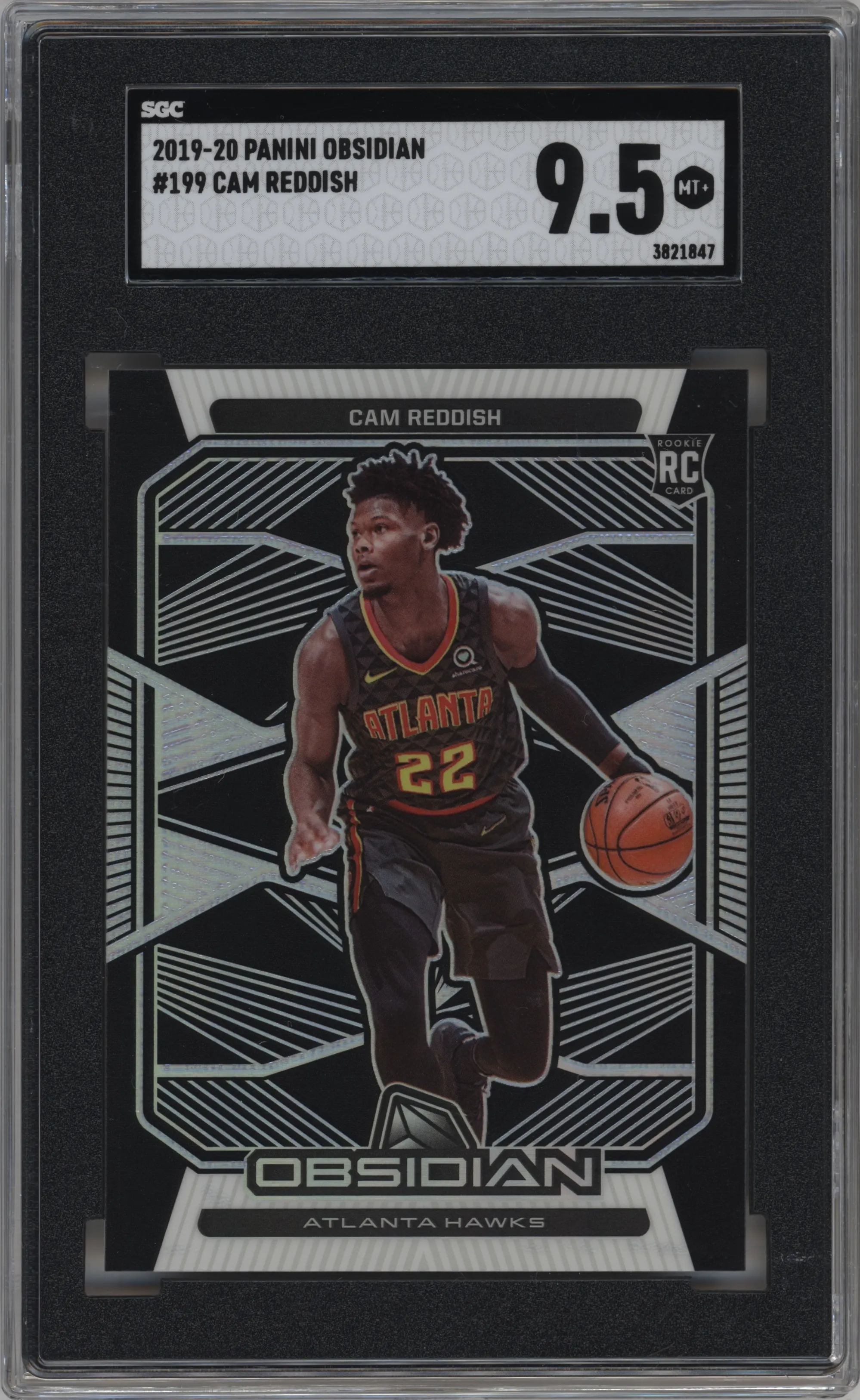 2019 Panini Obsidian Cam Reddish SGC 9.5