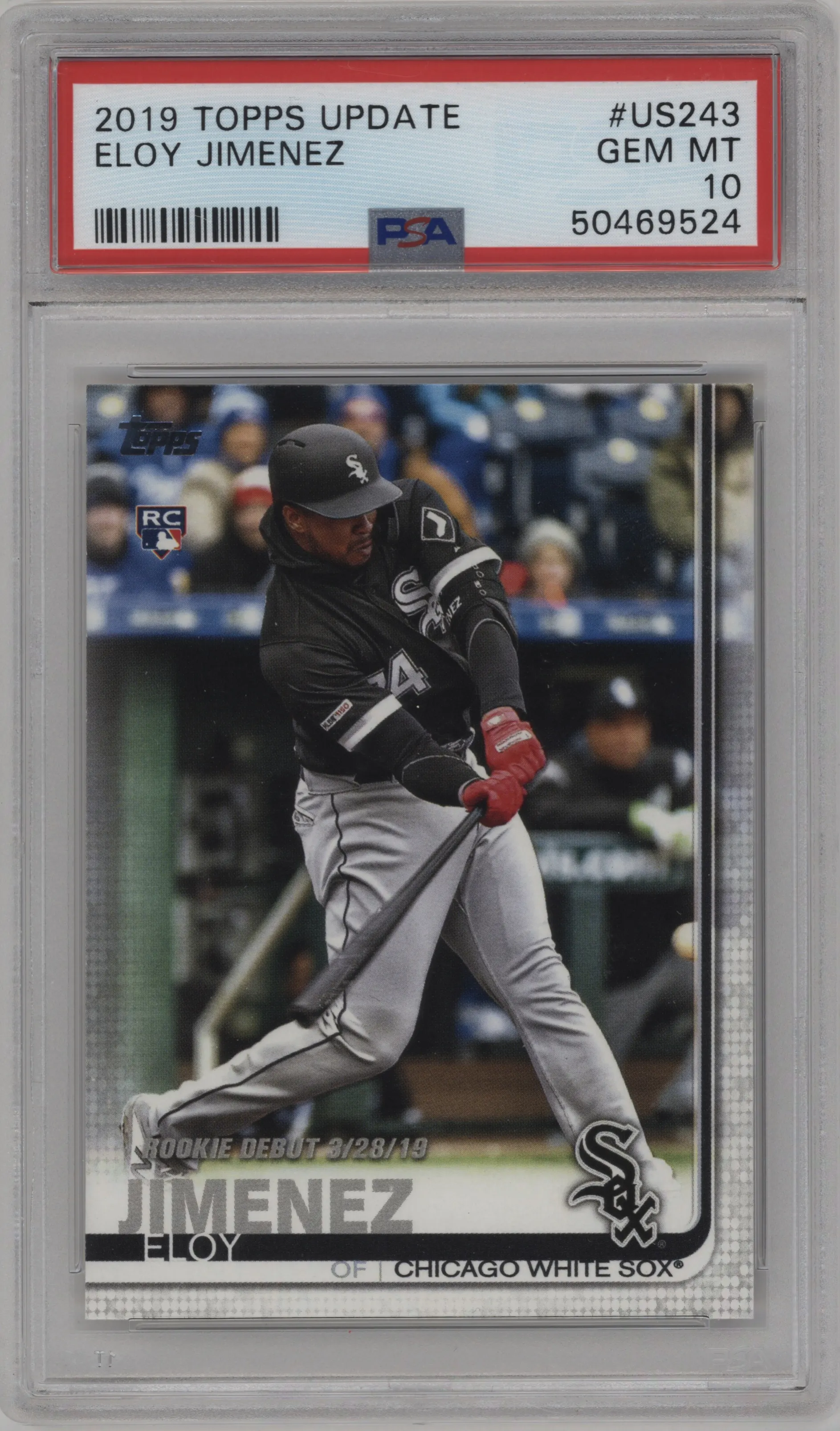 2019 Topps Update Eloy Jimenez PSA 10