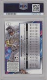 Fernando Tatis Jr. from the 2022 Topps Cosmic Chrome set featuring a  Nucleus Refractor parallel graded by PSA and given an overall grade of 10.