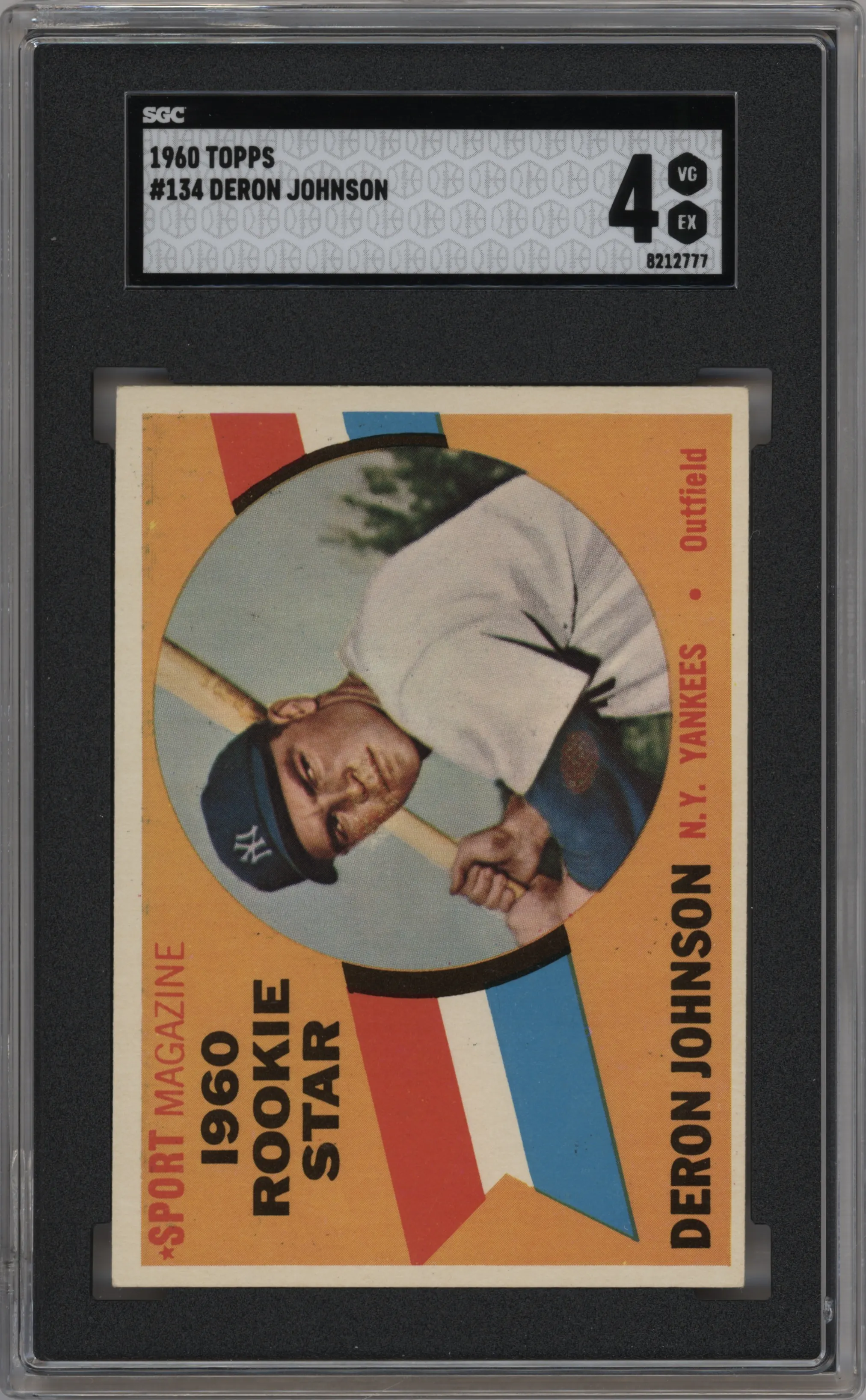 1960 Topps Deron Johnson SGC 4