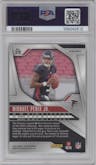 Michael Penix Jr. from the 2024 Panini Prizm set featuring a Green Wave parallel graded by PSA and given an overall grade of 10.